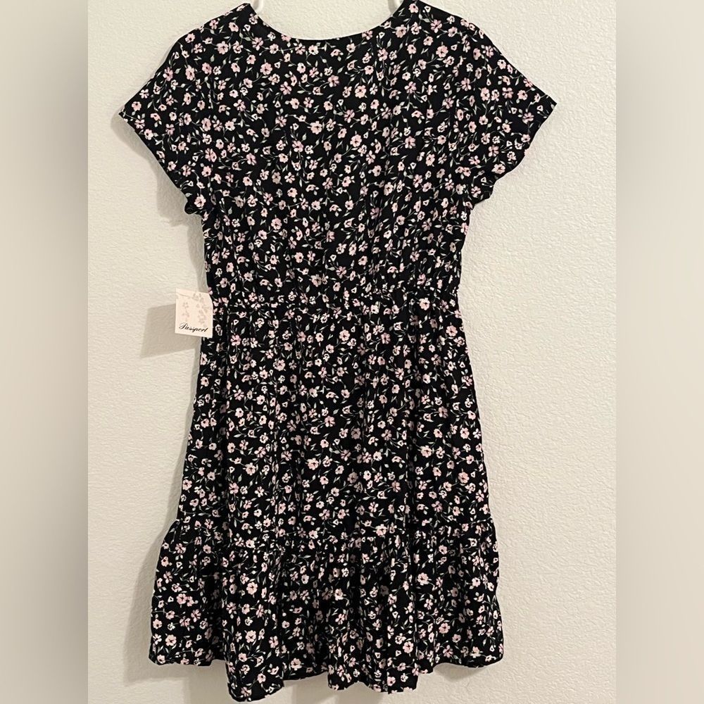 Nwt black and floral dress by Passport